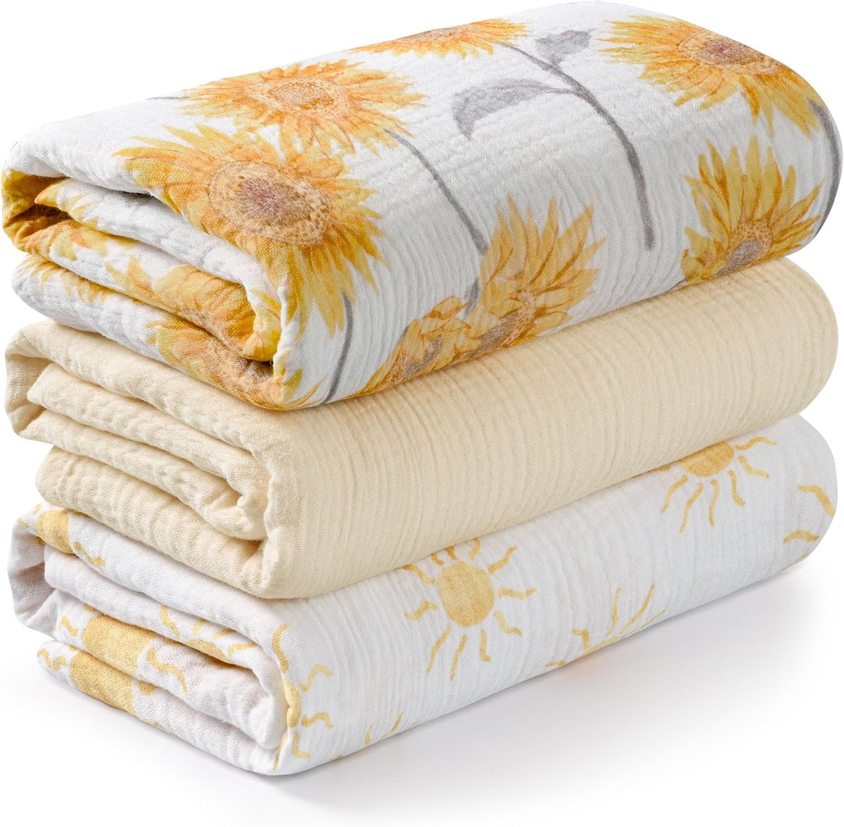Muslin swaddle blankets, 3-pack, view 21