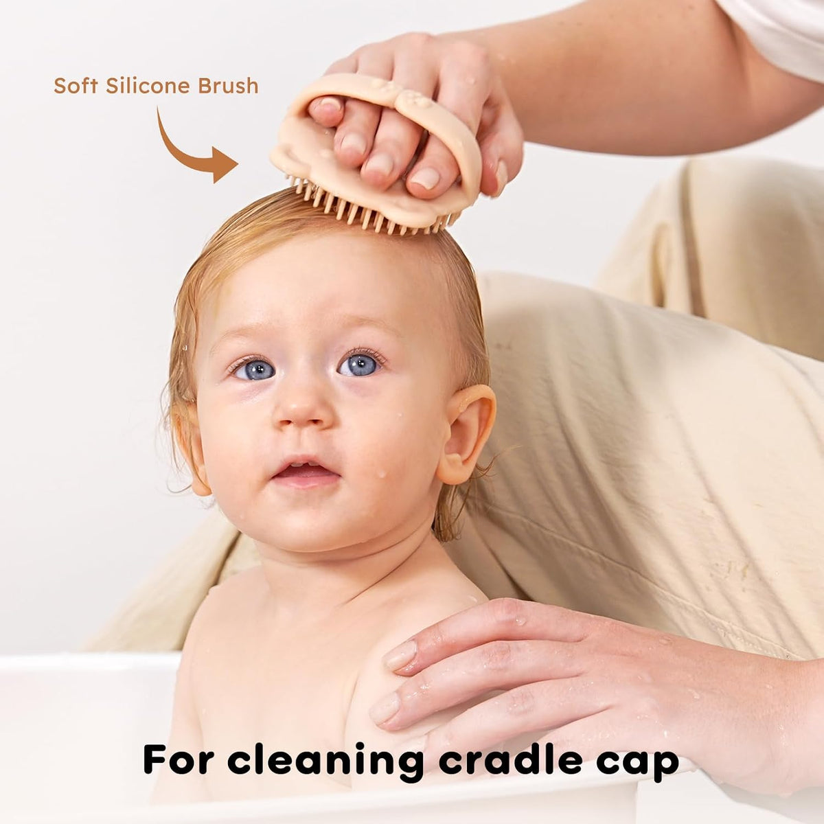 Wooden baby brush and comb set, view 2