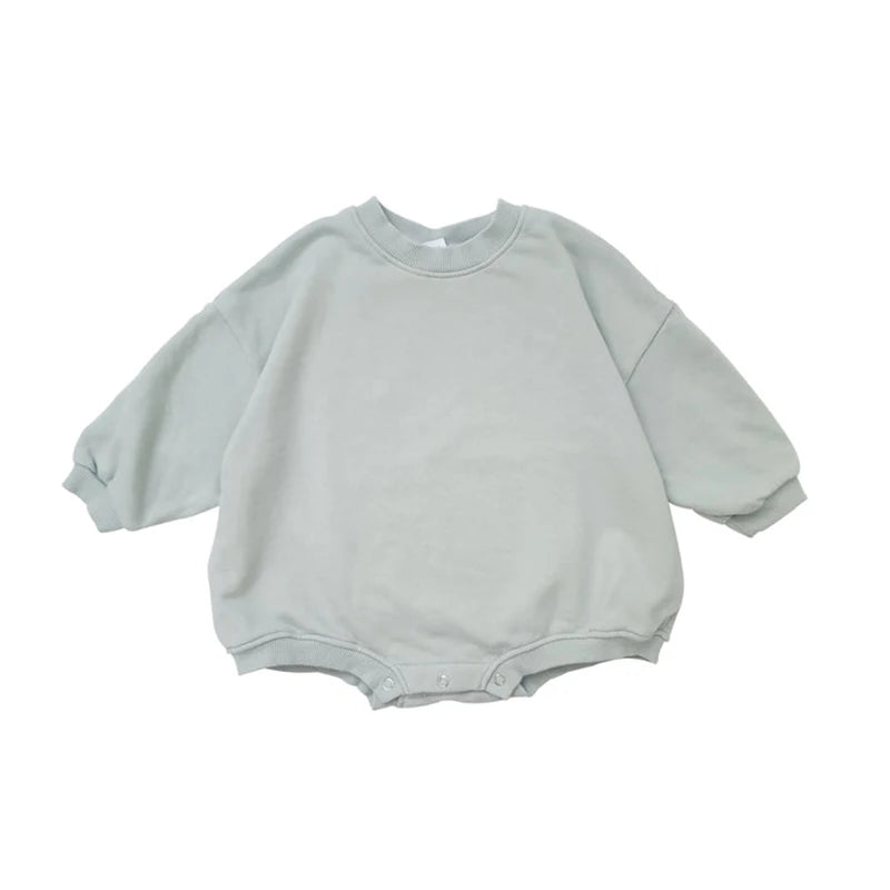 Baby Christmas sweatshirt romper, view 5
