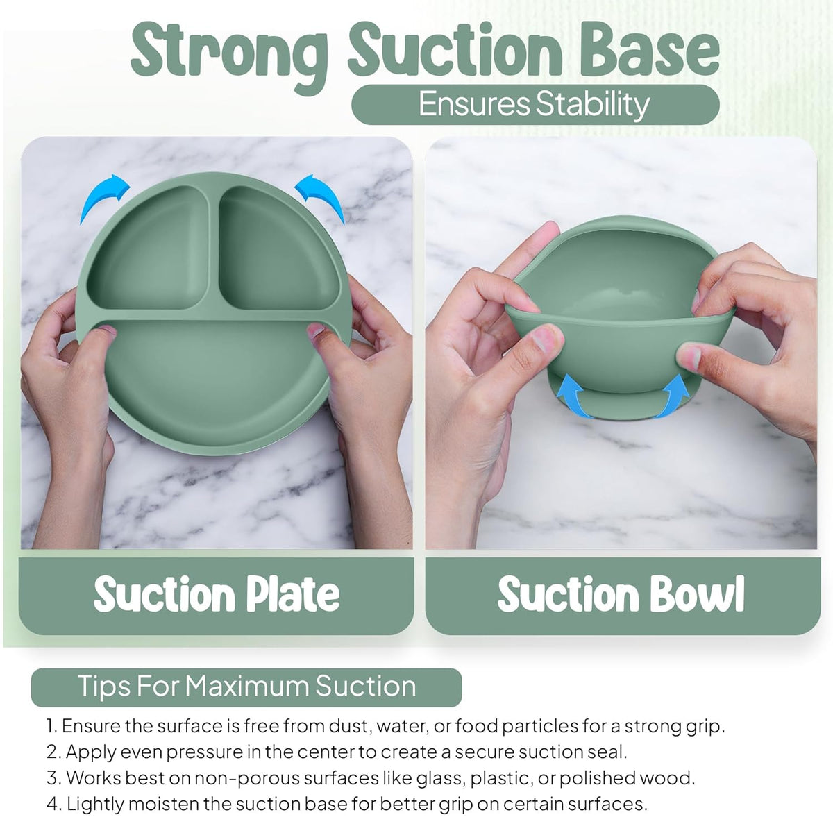 Silicone baby weaning set, view 5