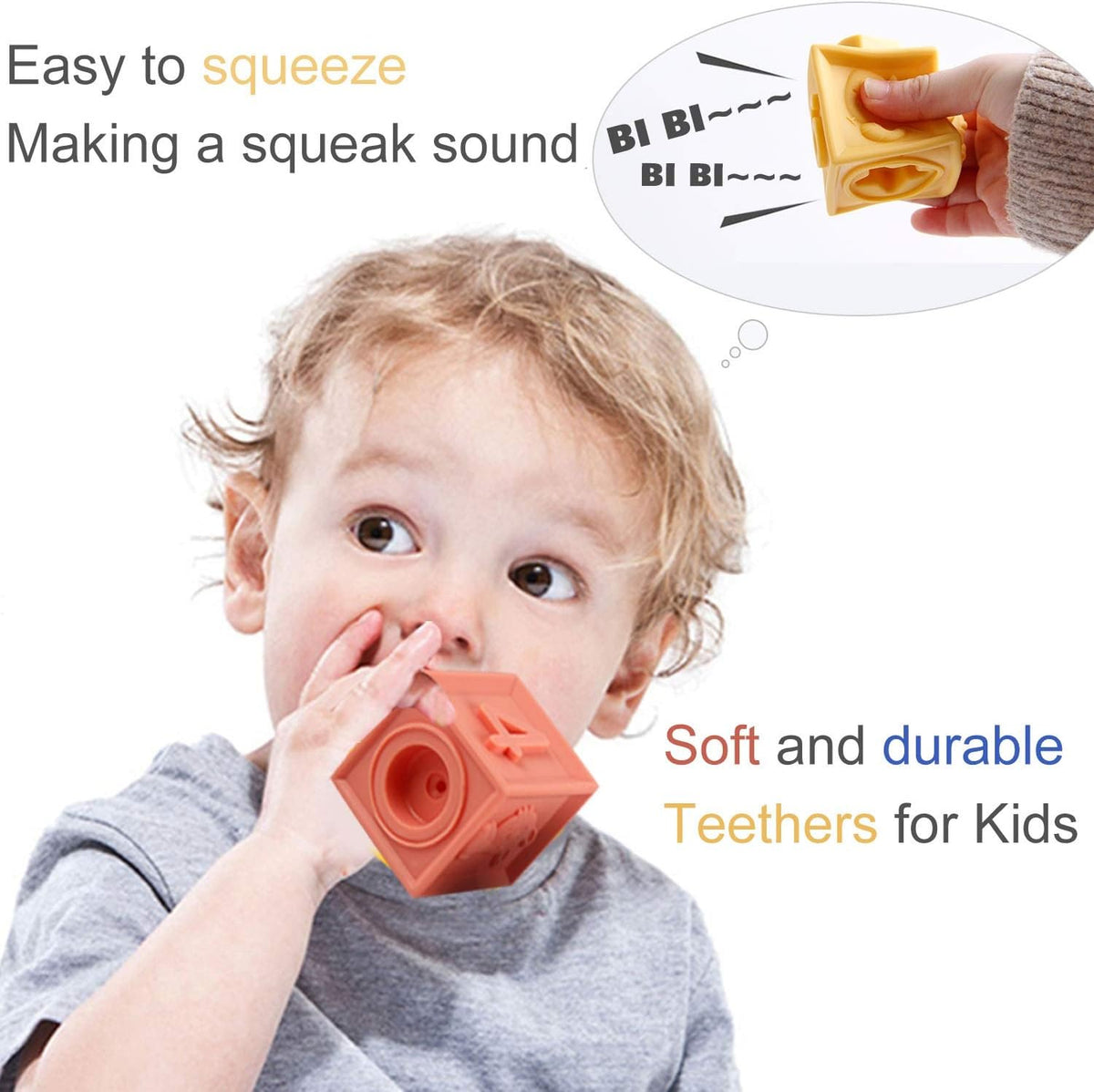 Soft squeeze building blocks, view 2