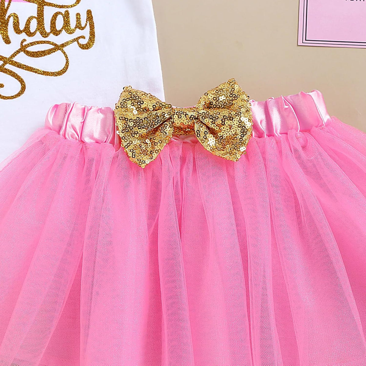 First birthday cake smash outfit with romper, tutu and headband, view 6