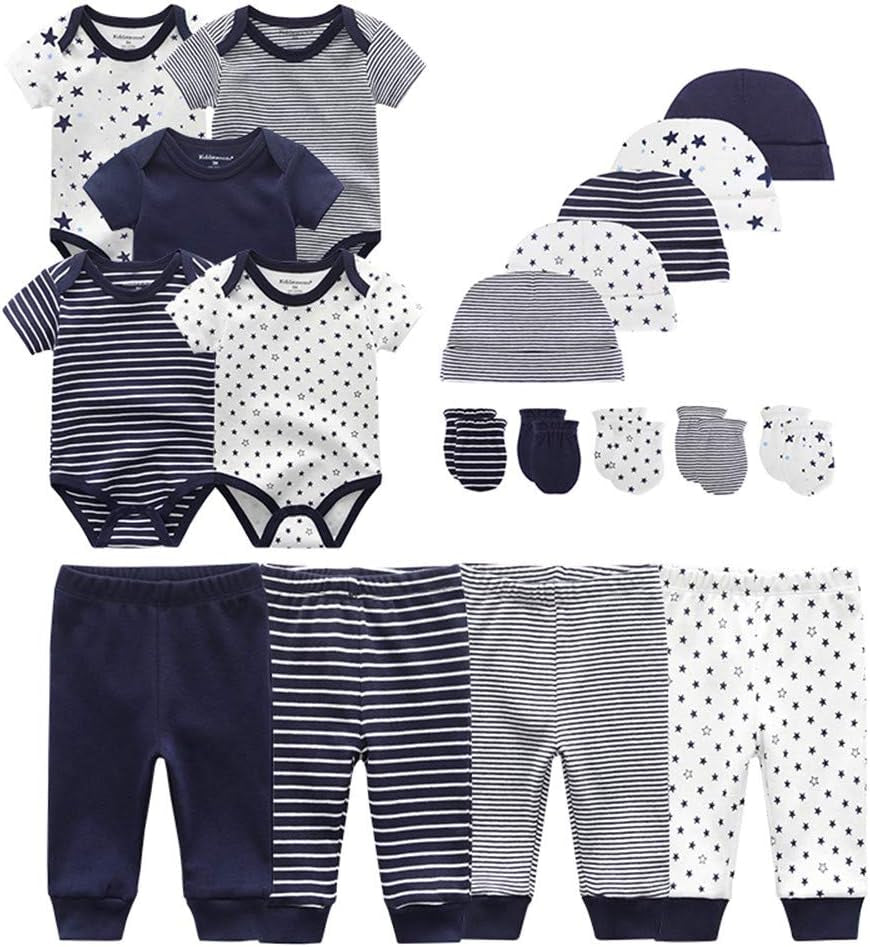 Ultimate 19-Piece Unisex Baby Layette Essentials Gift Set for Newborns