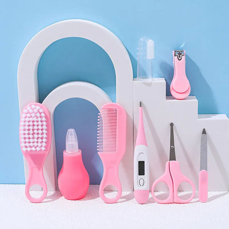 Eight-piece newborn grooming and care kit, view 4