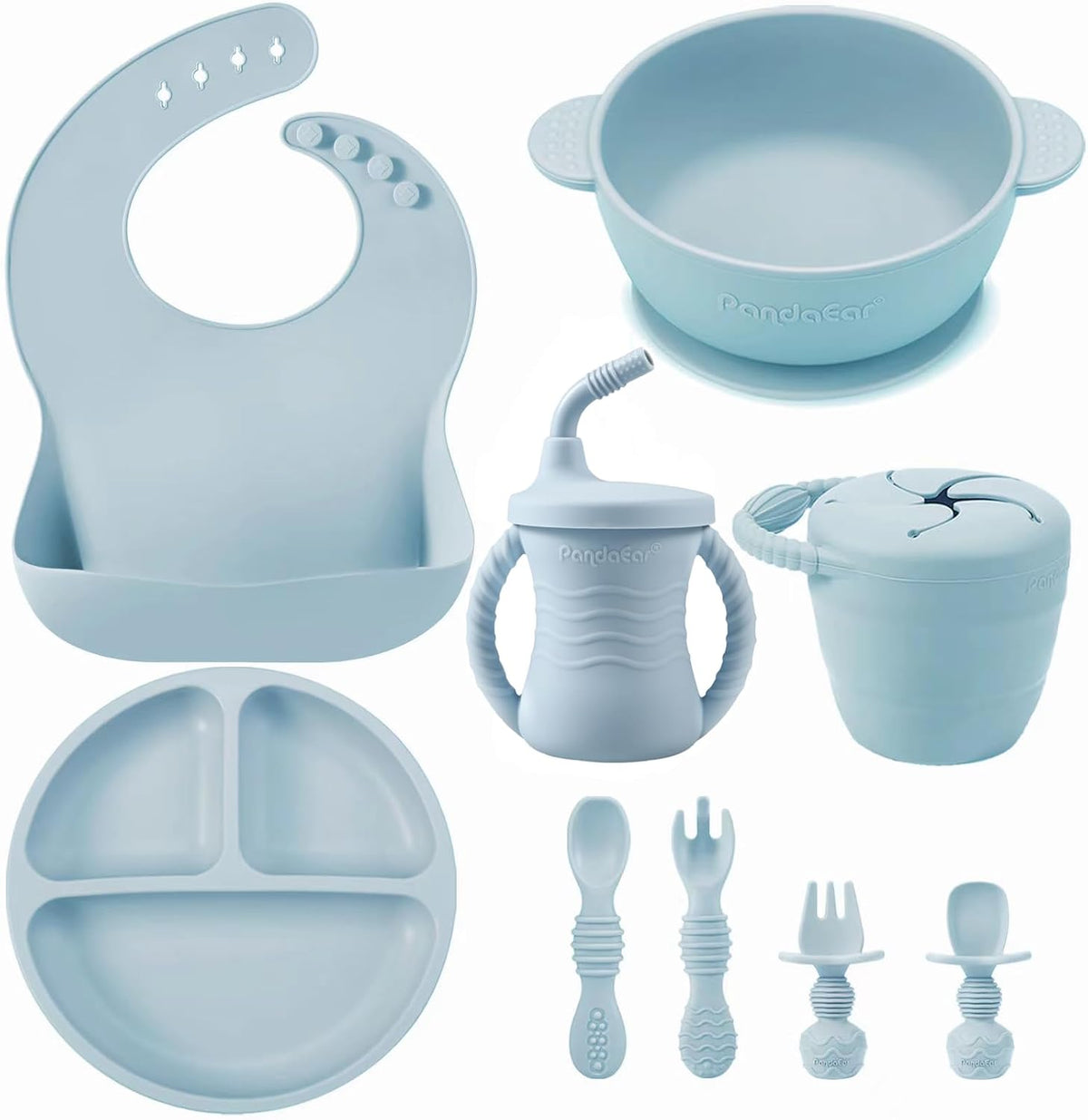 Silicone baby feeding set, view 10