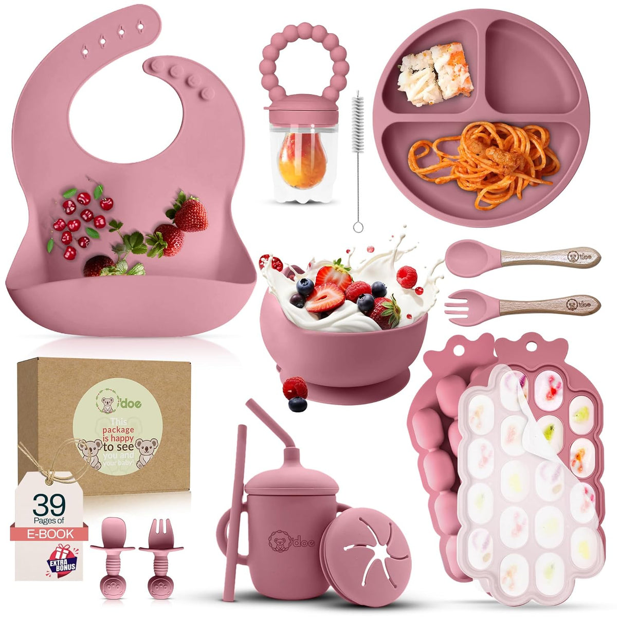Silicone baby weaning set, view 9