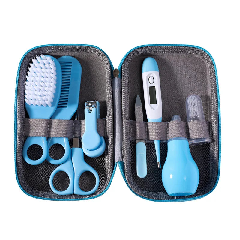 Eight-piece newborn grooming and care kit, view 2