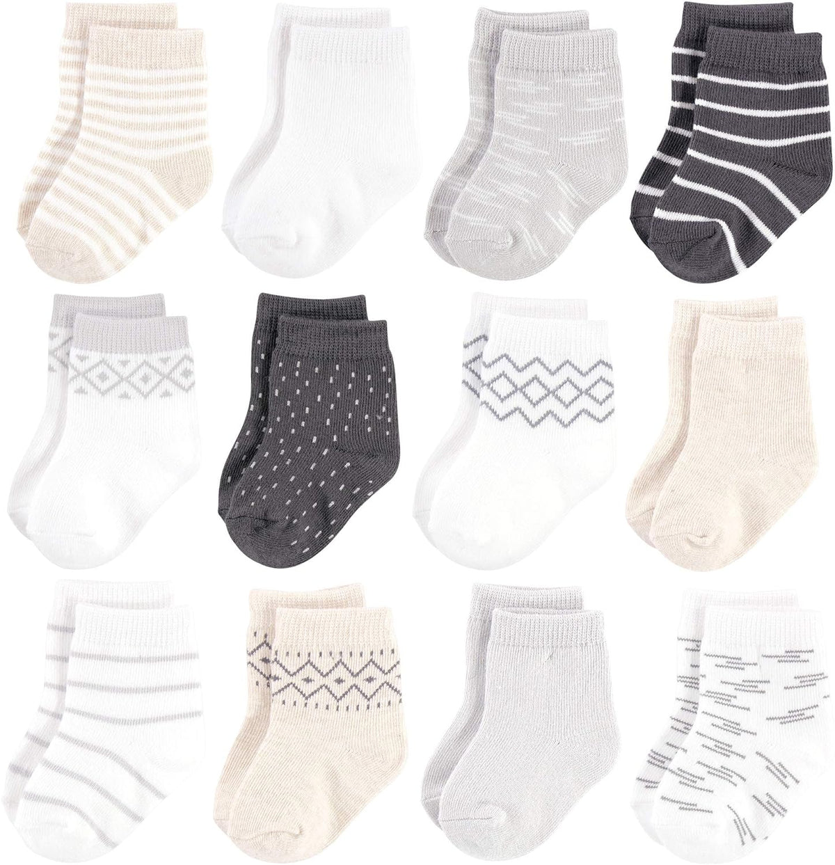 Organic cotton baby socks multi-pack, view 2