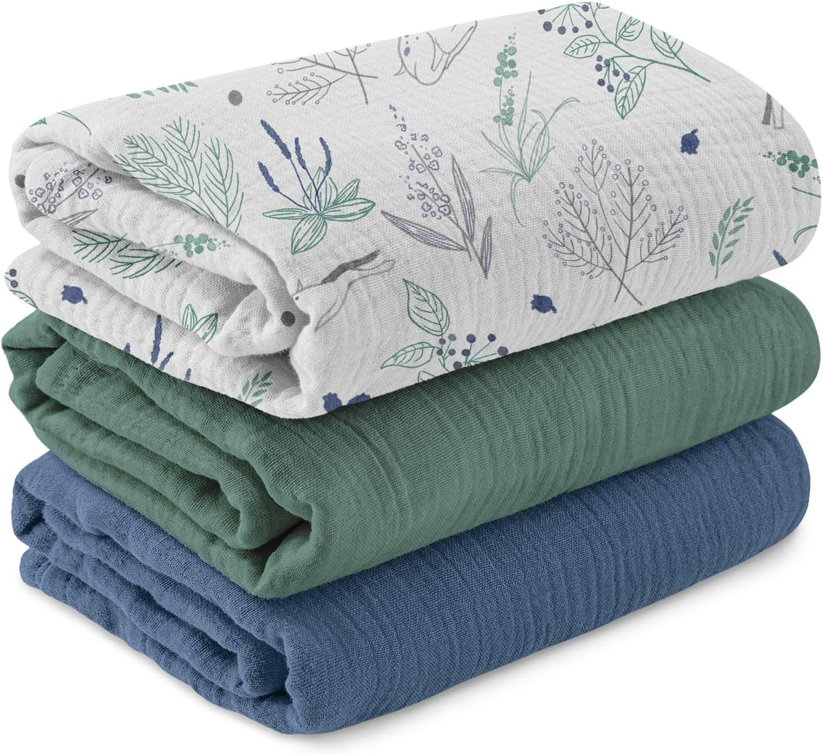 Muslin swaddle blankets, 3-pack, view 17