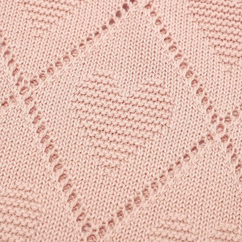 Cotton knit baby swaddle wrap blanket, view 6