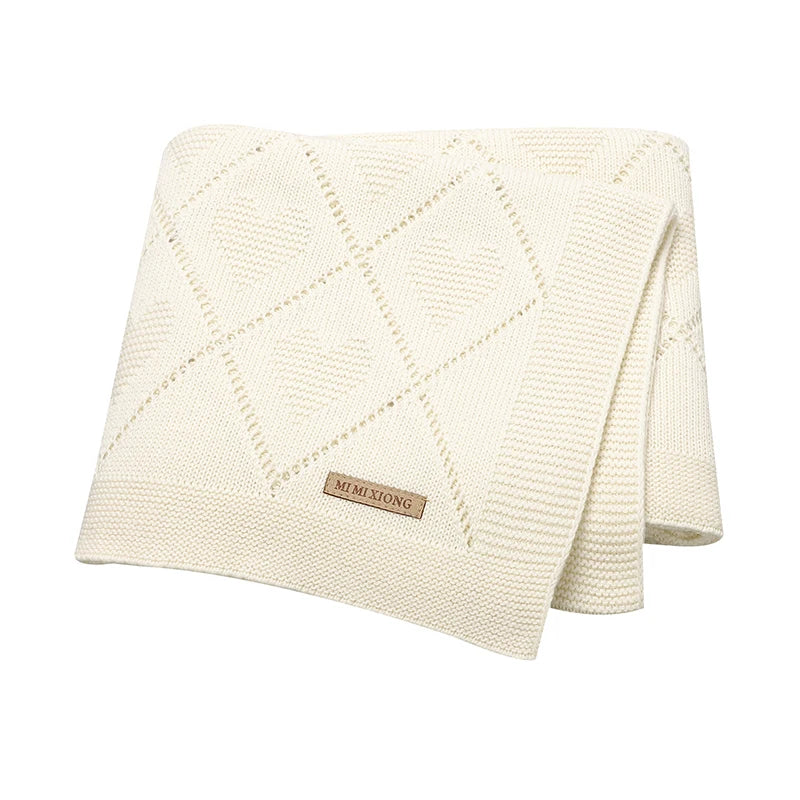 Luxuriously Soft Premium Cotton Baby Blankets - Perfect Newborn Swaddle Wraps for Strollers & Nurseries, 90x70 cm, Ideal for Boys & Girls