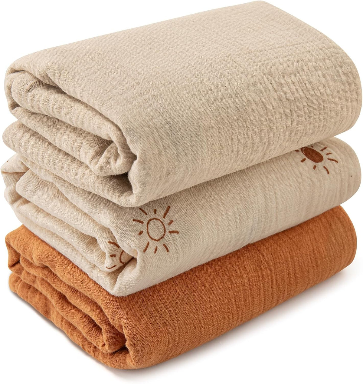Muslin swaddle blankets, 3-pack, view 11