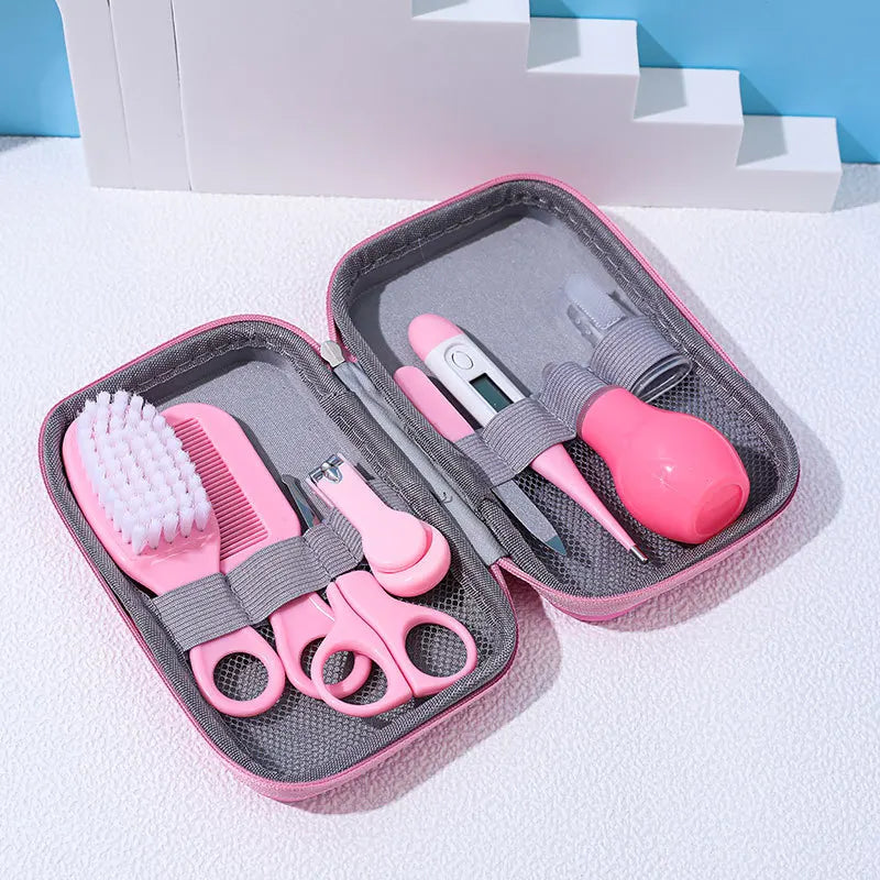 Eight-piece newborn grooming and care kit, view 5