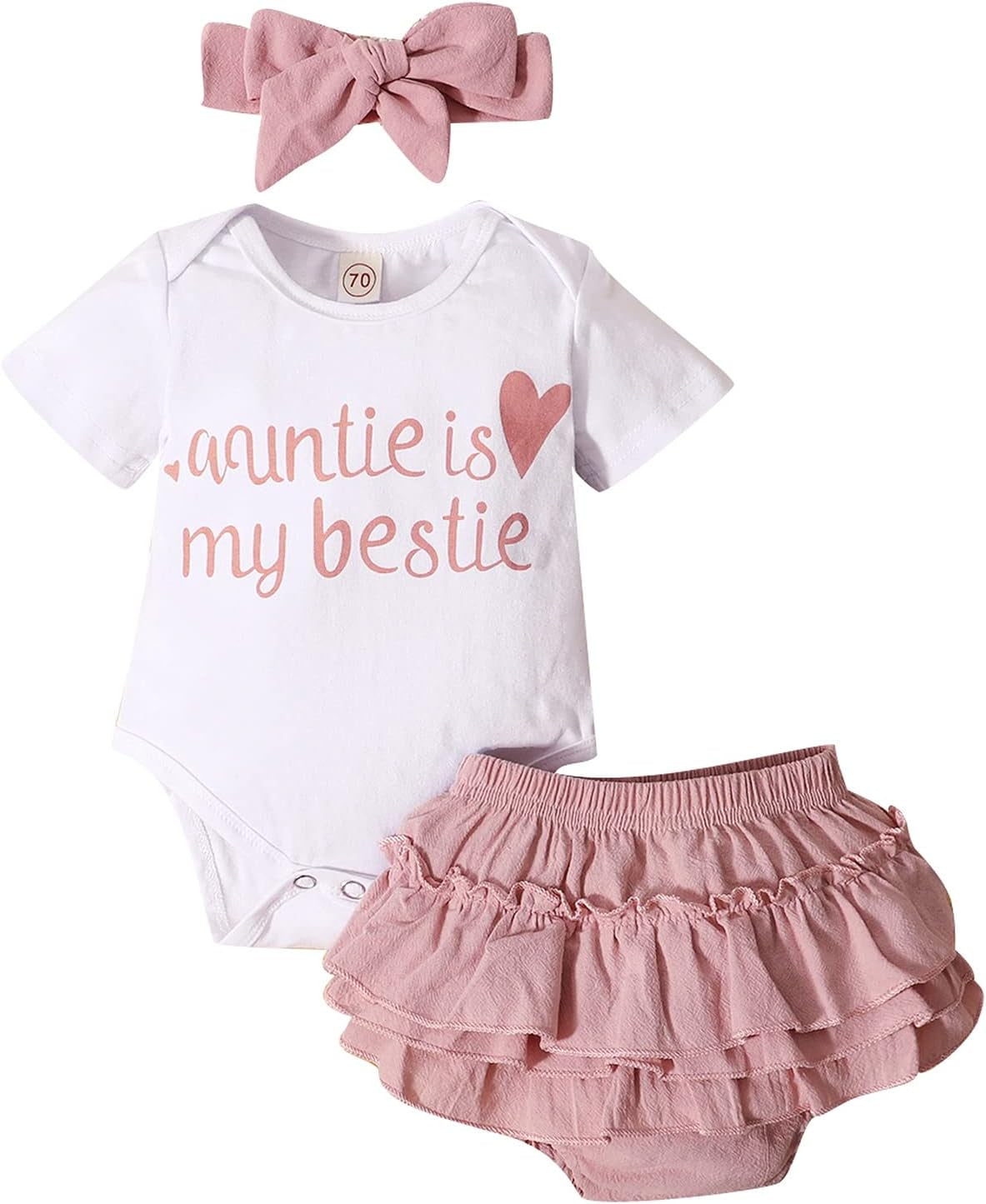 Adorable Summer Romper Set for Baby Girls - Stylish Shorts Outfits for Newborns to 24 Months