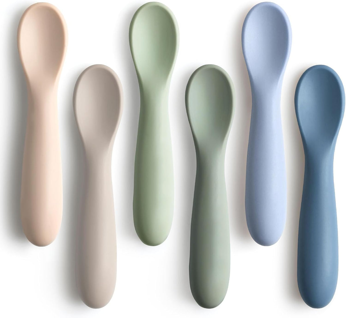First-stage silicone baby spoons, view 10