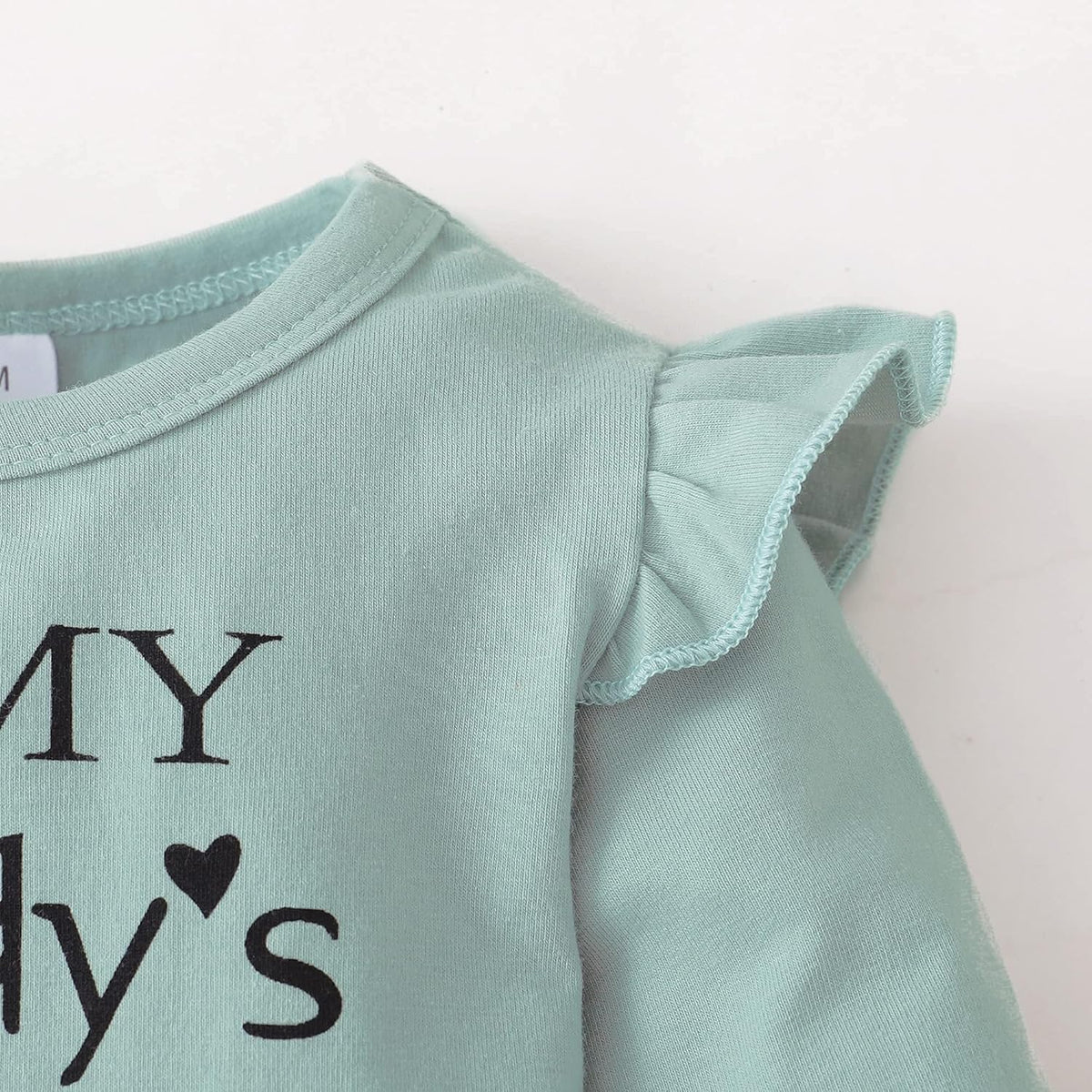 Baby girl fall and winter four-piece outfit set, view 4