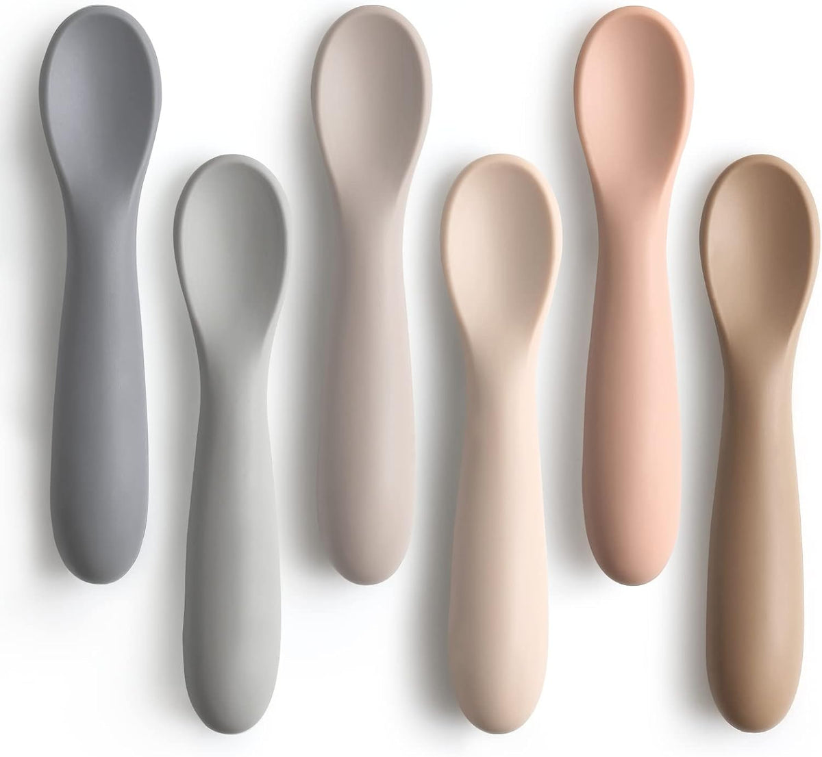 First-stage silicone baby spoons, view 9