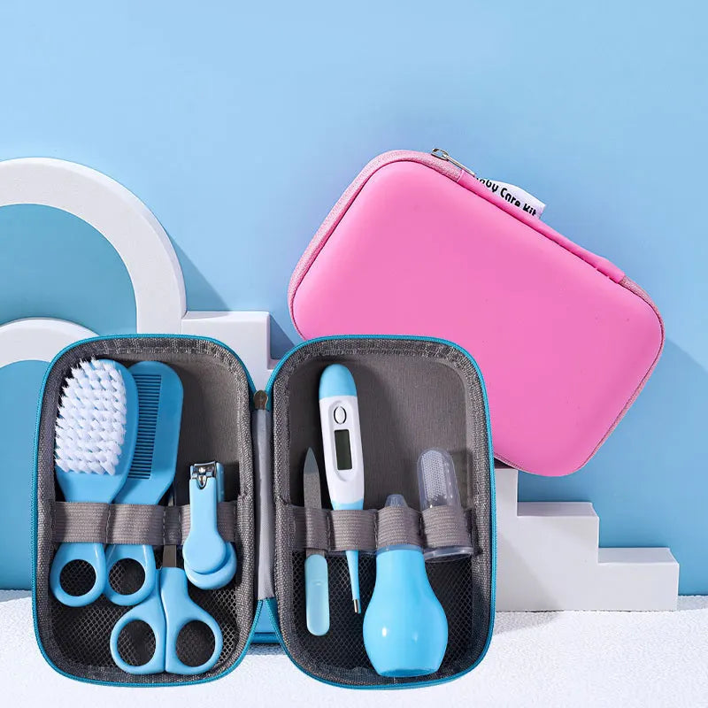 Eight-piece newborn grooming and care kit, view 3